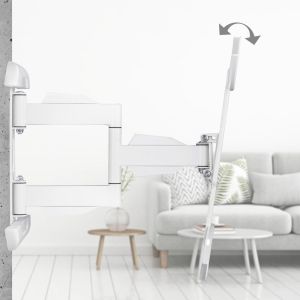 Hama TV Wall Bracket, Swivel, Tilt, Pull-out, 165 cm (65") up to 35 kg