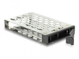 Чекмедже Delock 3.5&Prime;, За 1 x 2.5&Prime; U.2 NVMe SSD или SATA / SAS HDD / SSD, Черен