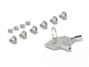 Чекмедже Delock 3.5&Prime;, За 1 x 2.5&Prime; U.2 NVMe SSD или SATA / SAS HDD / SSD, Черен