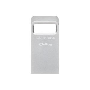 USB памет KINGSTON DataTraveler Micro, 64GB,USB-A 3.2 Gen 1, Сребрист