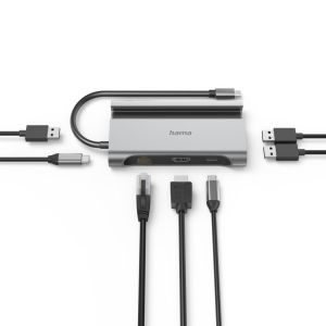 Hama "Connect2Mobile V2" USB-C Hub, Multiport, 7 Ports