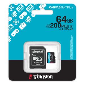 Карта памет Kingston Canvas Go! Plus Gen4 microSDXC 64GB