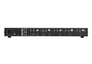KVM превключвател ATEN CM1284-AT-G, 4 порта, USB, 4K, HDMI, Multi-View