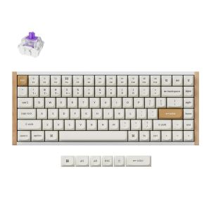 Геймърска механична клавиатура Keychron K2 HE Special Edition White - Wireless