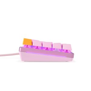 Gaming Mechanical keyboard Glorious GMMK 2 Pink Compact- Fox Switches UK-Layout
