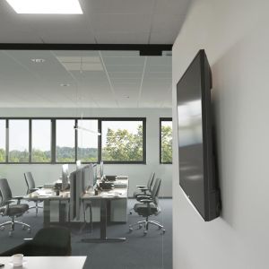 Стенна стойка за TV, 229 см (90") до 50 кг, защита от кражба