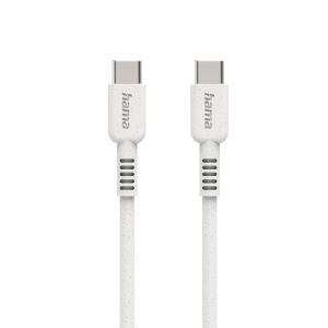 Кабел за зареждане HAMA "Eco", USB-C - USB-C, 1 м, 187282