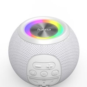 Hama "Ball Shape Speaker" Bluetooth® Loudspeaker, 5 Light Modes, 5W, 188238