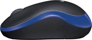 Wireless optical mouse LOGITECH M185, Blue, USB