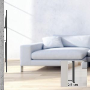 Hama TV Wall Bracket, Rigid, 229 cm (90") to 60 kg, 220815