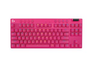 Gaming Mechanical keyboard Logitech G Pro X TKL Lightspeed Tactile Switch, Magenta