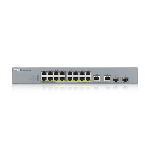 Switch ZyXEL GS1350-18HP, 18-ports, Gigabit, Manageable, PoE 250W