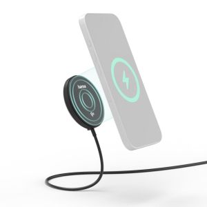 HAMA Безжично зарядно устройство Qi2, 15 W, черно, за Apple