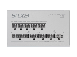 Power Supply SEASONIC FOCUS GX-750 White - 750W 80+ Gold, ATX 3.1, PCIe 5.1, Fully Modular