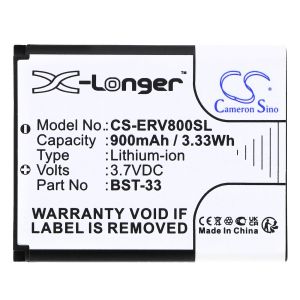 Батерия за мобилен телефон Sony Z800, G700, K800i, Z750 BST-33 LiIon  3,7V 900 mA Cameron Sino