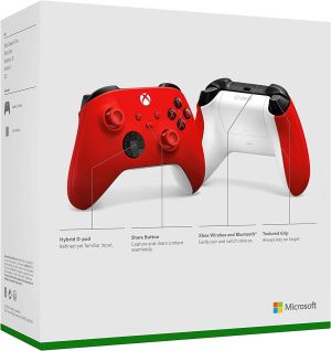 Gamepad Spartan Microsoft,Xbox, Wireless, Pulse Red