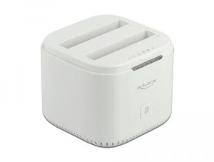 Станция Delock USB-C, За 2 x 2.5&Prime; SATA HDD / SSD, Клониране
