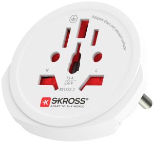 Адаптер SKROSS Pro World 1103180, Бял