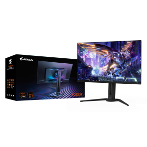 Гейминг монитор GIGABYTE AORUS FO32U2, 31.5" QD-OLED, 4K UHD, 240Hz, 0.03ms, Vesa ClearMR 13000, HDR 400, KVM