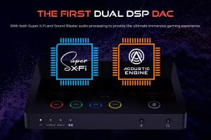 Външна звукова карта Creative Sound Blaster GC7, USB-C, Super X-FI, PC, Mac, PS 4/5, Xbox, Nintendo Switch