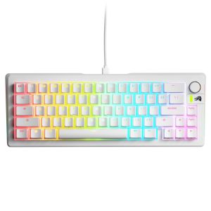 Геймърска механична клавиатура Glorious GMMK 3 65% White - Fox Linear Switches