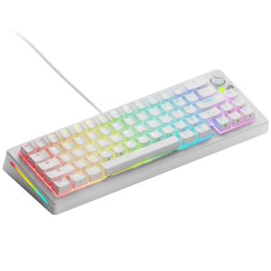 Gaming Mechanical keyboard Glorious GMMK 3 65% White - Fox Linear Switches