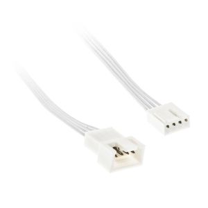 Удължителен кабел Kolink 4-Pin PWM - 30 cm, Бял