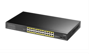 Switch Cudy GS1028PS2, 24 ports, 10/100/1000,  24× GbE with 802.3at/af PoE, 2× Uplink SFP, Default/VLAN/Extend Modes, for 19" rack