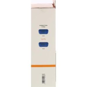 Кабел за монитор HAMA 200708, VGA мъжко - VGA мъжко, 3.0 м, Екраниран, Черен