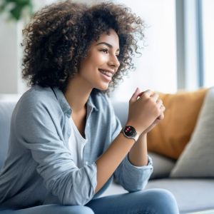 HAMA Смарт часовник "8900", GPS, AMOLED 1.32", Alexa, 178612