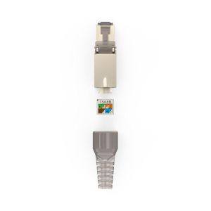 HAMA Комплект мрежови конектори, CAT 6a, 10 Gbit/s, екраниран, инсталиране без инструменти, 5 бр