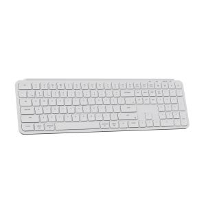 Безжична клавиатура Keychron B6 Pro Ultra-Slim - Ivory White
