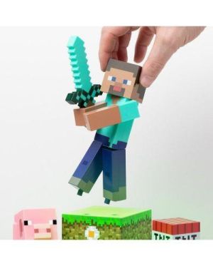 Лампа Paladone: Minecraft - Steve Diorama Light, PP9463MCF