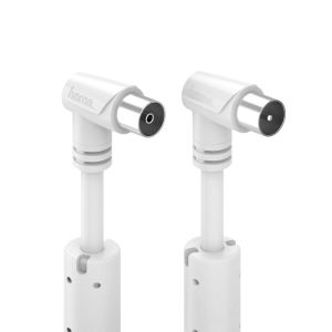 HAMA Коаксиален антенен кабел, 90°, 1,5 м, 90 dB