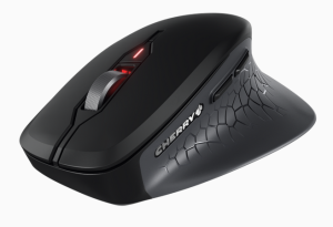 CHERRY Stream ergonomic silent mouse Comfort, 6 buttons, 4000dpi, black