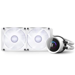 AIO Liquid Cooler NZXT Kraken 240 RGB White, LCD Display