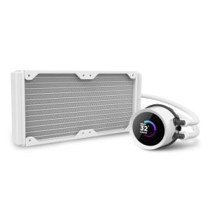 AIO Liquid Cooler NZXT Kraken 240 RGB White, LCD Display