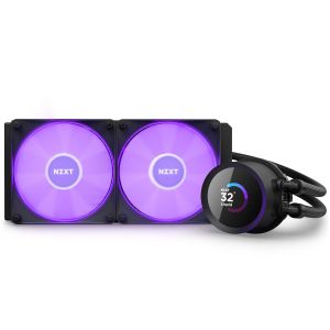 Охладител за процесор NZXT Kraken 240 RGB Black, LCD Display