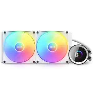 AIO Liquid Cooler NZXT Kraken 280 RGB White, LCD Display