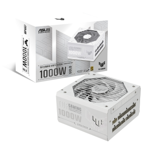 Power Supply ASUS TUF Gaming White 1000W 80+ Gold PCIe 5.1, Fully Modular