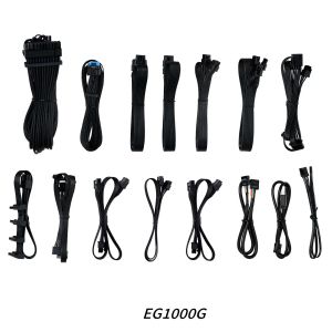 Захранващ блок Lian Li EDGE 1000W 80+ Gold PCIe 5.1, ATX 3.1 - Черно