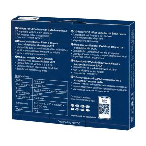 Fan Controller ARCTIC Case Fan PWM Hub 1 to 10 Port