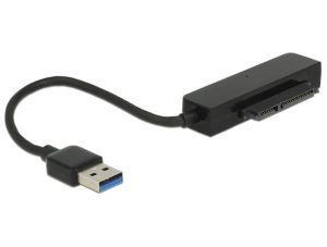 Конвертор Delock, USB 3.0 Type-A мъжко - SATA 6 Gb/s 22 pin, 2.5&Prime; защитен калъф