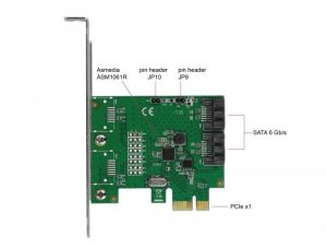 Delock 2 port SATA PCI Express Card with RAID