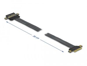 Delock Riser Card PCI Express x4 to x4 with flexible cable 30 cm