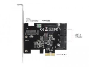 Delock PCI Express x1 Card to 2 x internal USB 3.0 Pin Header