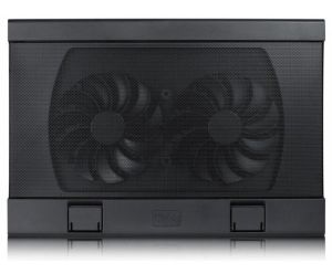 Notebook Cooler DeepCool WIND PAL FS, 17", 2x140 mm, 1200 RPM, Black
