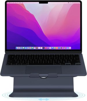 Поставка за лаптоп Rain Design mStand360 with Swivel Base - Midnight