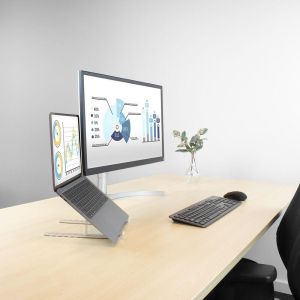 Сгъваема алуминиева стойка за лаптоп ACT AC8120, 6 позиции