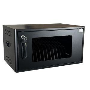 Universal charging cabinet for up to 16 tablets Estillo IP-2316 for wall mounting or freestanding, 16 x USB-C ports